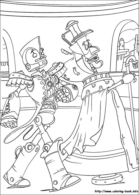 Roboty kolorowanki